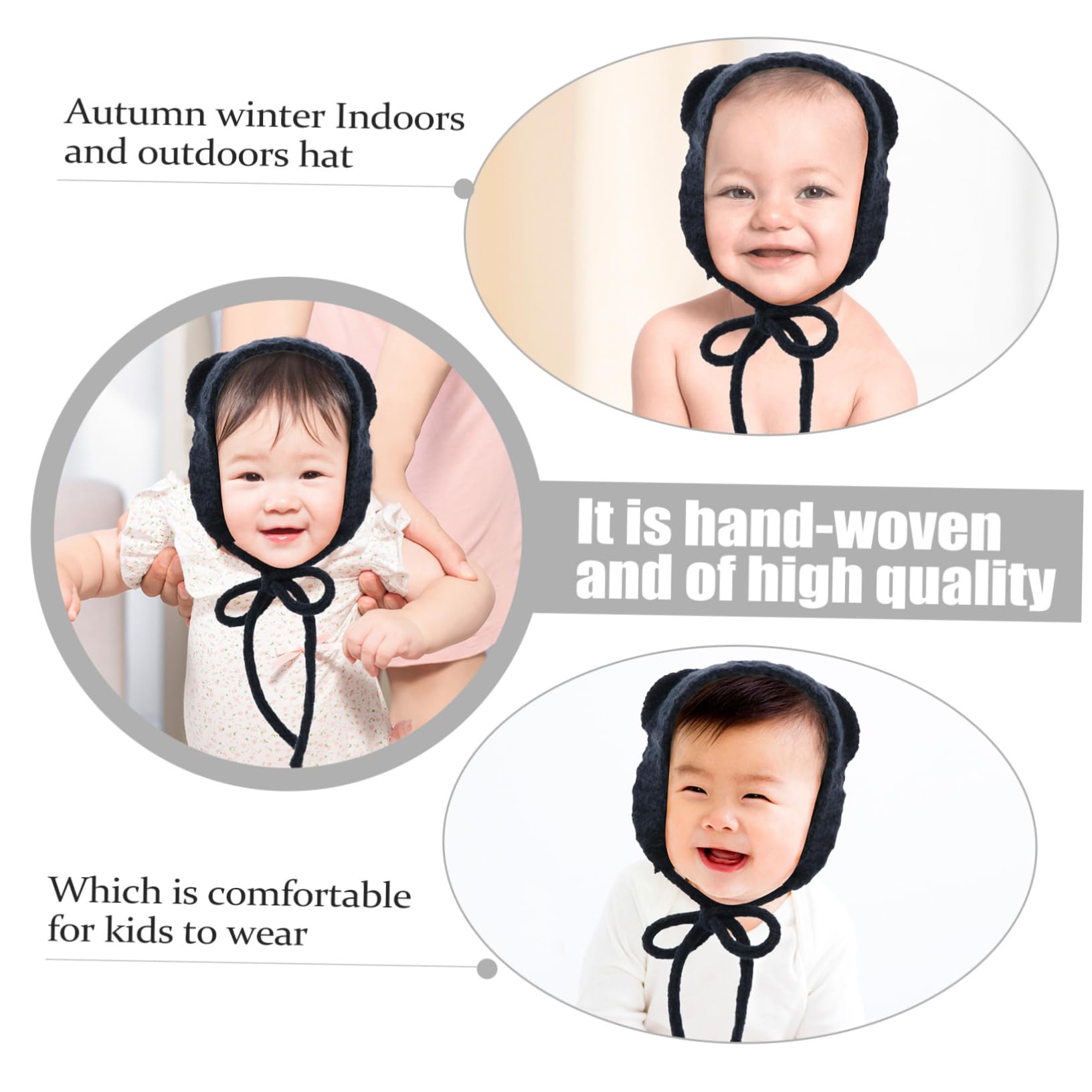 Beavorty Toddler Winter Ear Protection Bag Infant Plush Earmuff Warm and Adorable