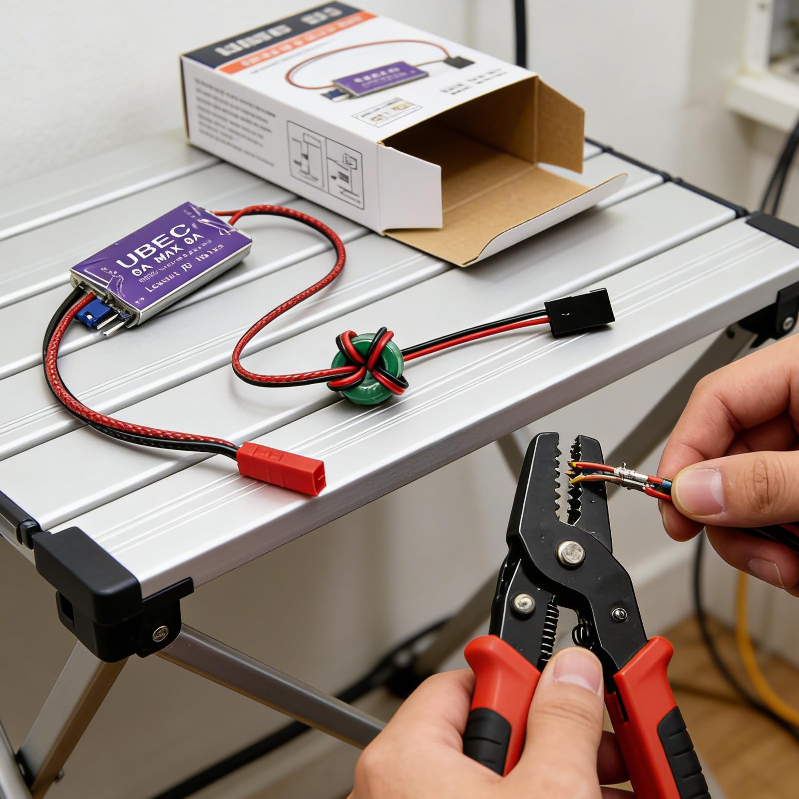 UBEC Alimentatore di Commutazione, 6A UBEC Regolatore di Tensione, 5V 6V 7,4V 6A Max 8A Uscita 7V-25,5V Ingresso UBEC Modulo Servo Interruttore di Alimentazione per RC Helicopter