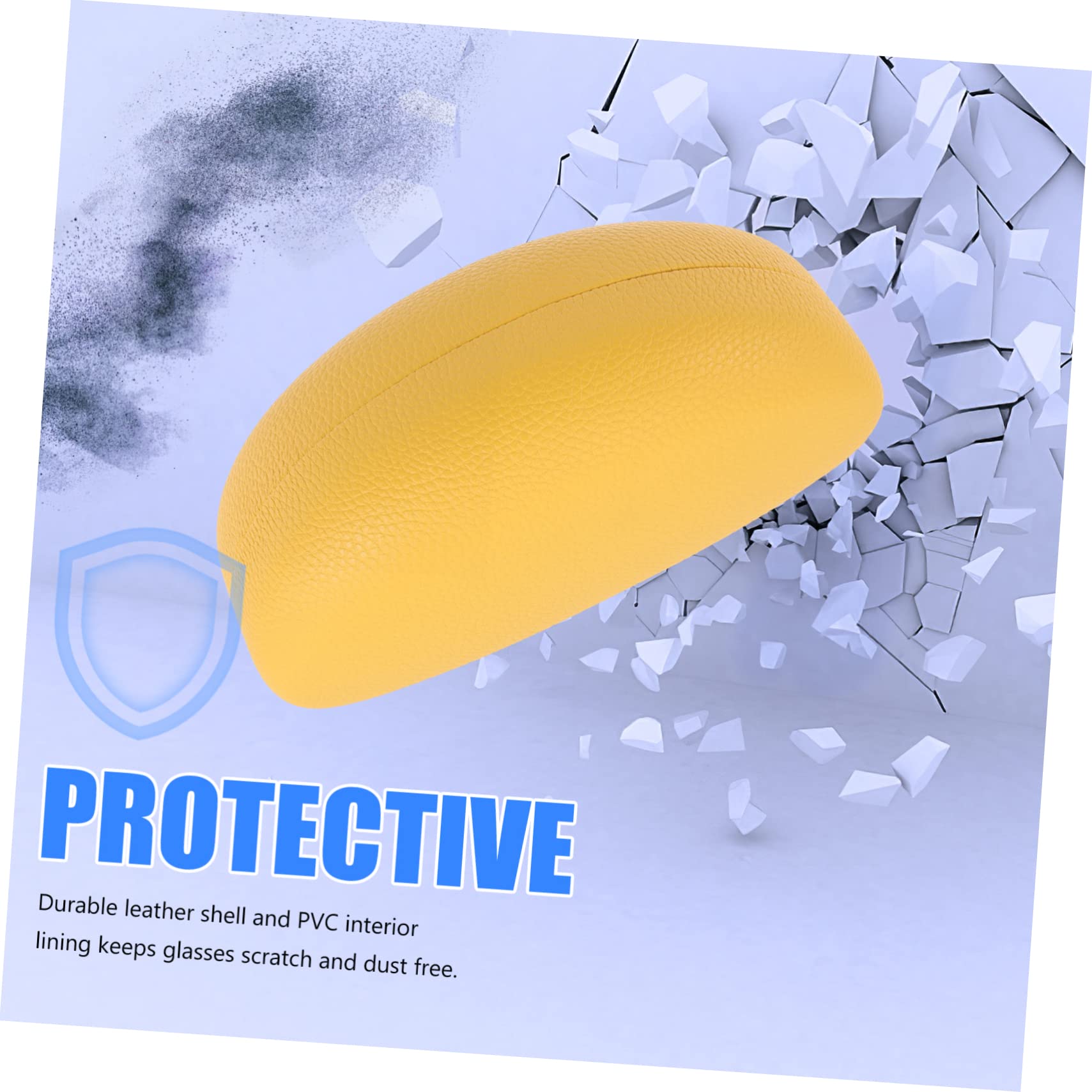 GALPADA 8pezzi Custodia Rigida Per Occhiali Da Sole Pelle Da Protezione Antiscivolo e Design Elegante
