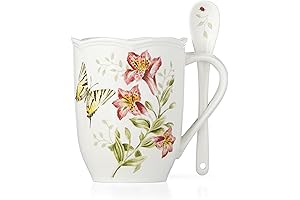 Lenox Butterfly Meadow Mug & Spoon Set