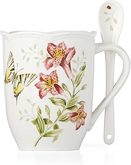 890916 Butterfly Meadow Mug & Spoon