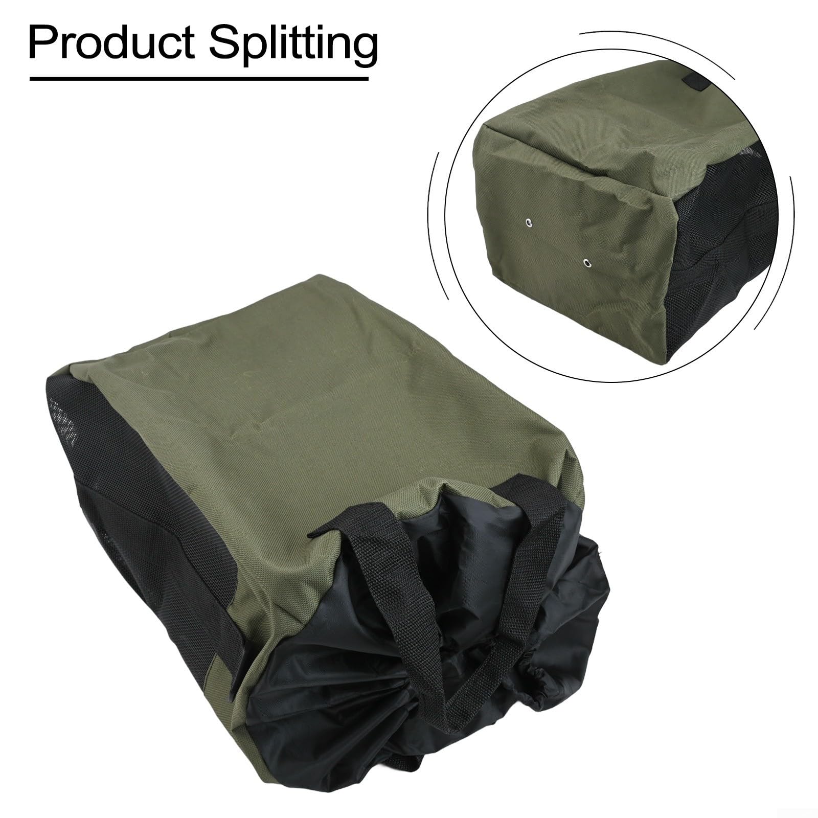 Große Kapazität Angeln Wathose für Jagdstiefel Aufbewahrung mit verstellbarem Schultergurt, wasserdichtes Oxford-Gewebe Tackle Tasche mit atmungsaktivem Mesh