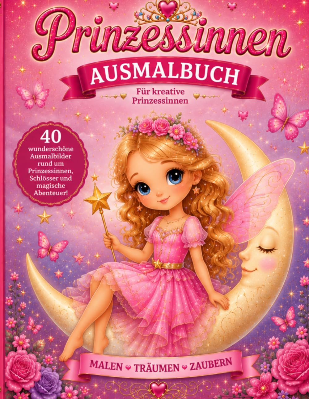 Prinzessinnen Ausmalbuch: Für kreative Prinzessinnen