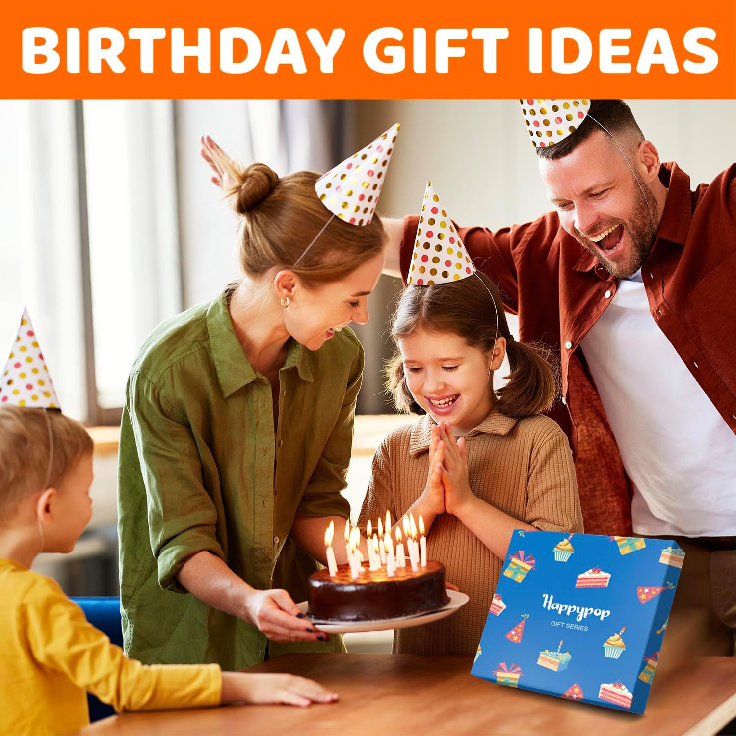 HAPPYPOP Birthday Gift Ideas - Socks with Greeting Card for Kids Girls Boys Age 5-10 - Image 2