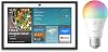 Echo Show 15 de Amazon con bombilla inteligente LED Sengled (A19) 1