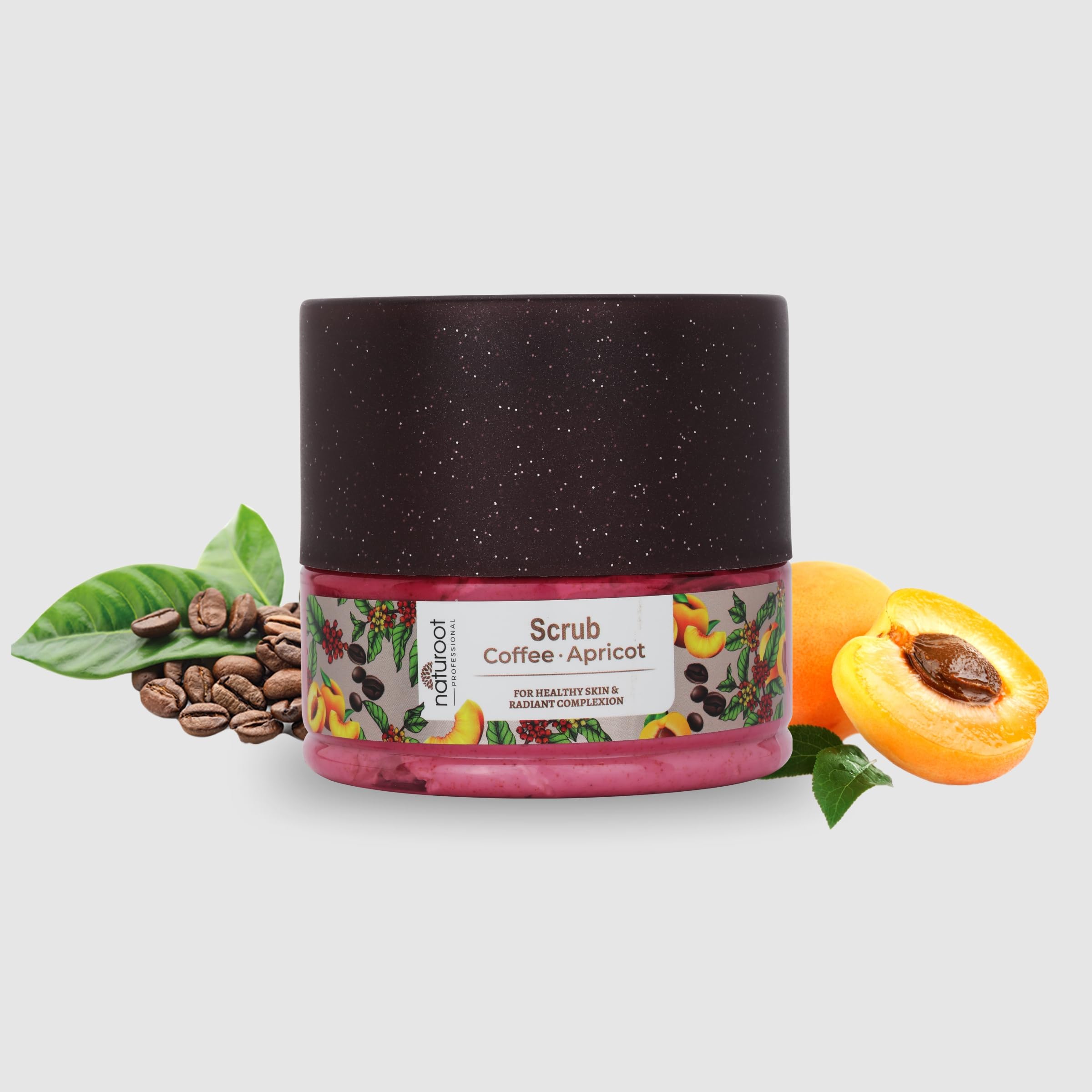 Luscious Apricot Body Scrub, with Coffee and Apricot Extract, for All Skin Types (190g)-image-41
