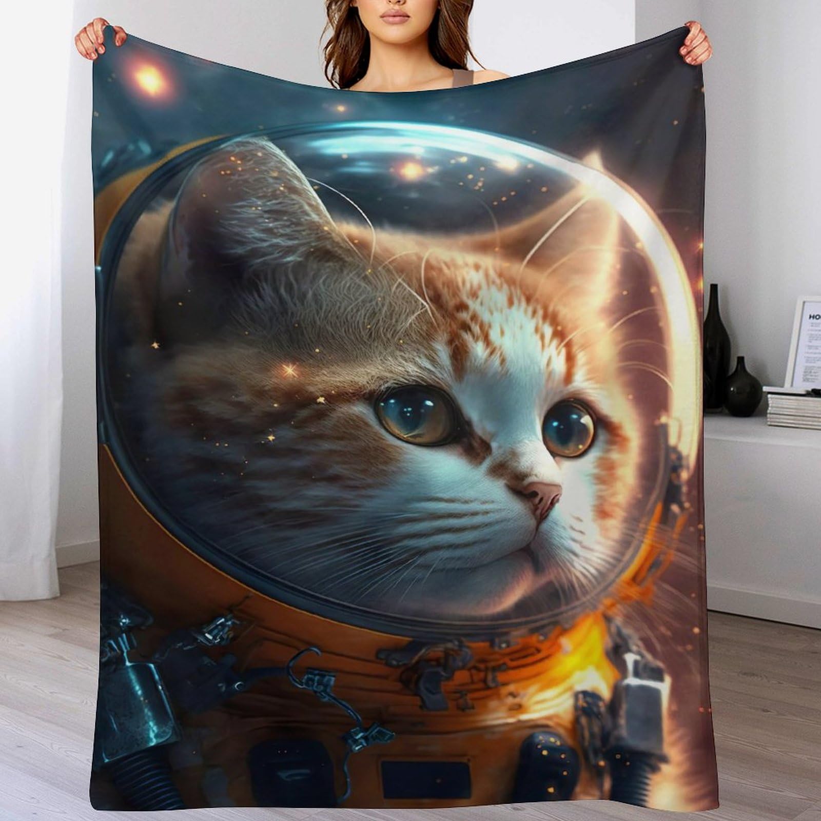 Couverture polaire chat pour des moments cocooning douillets