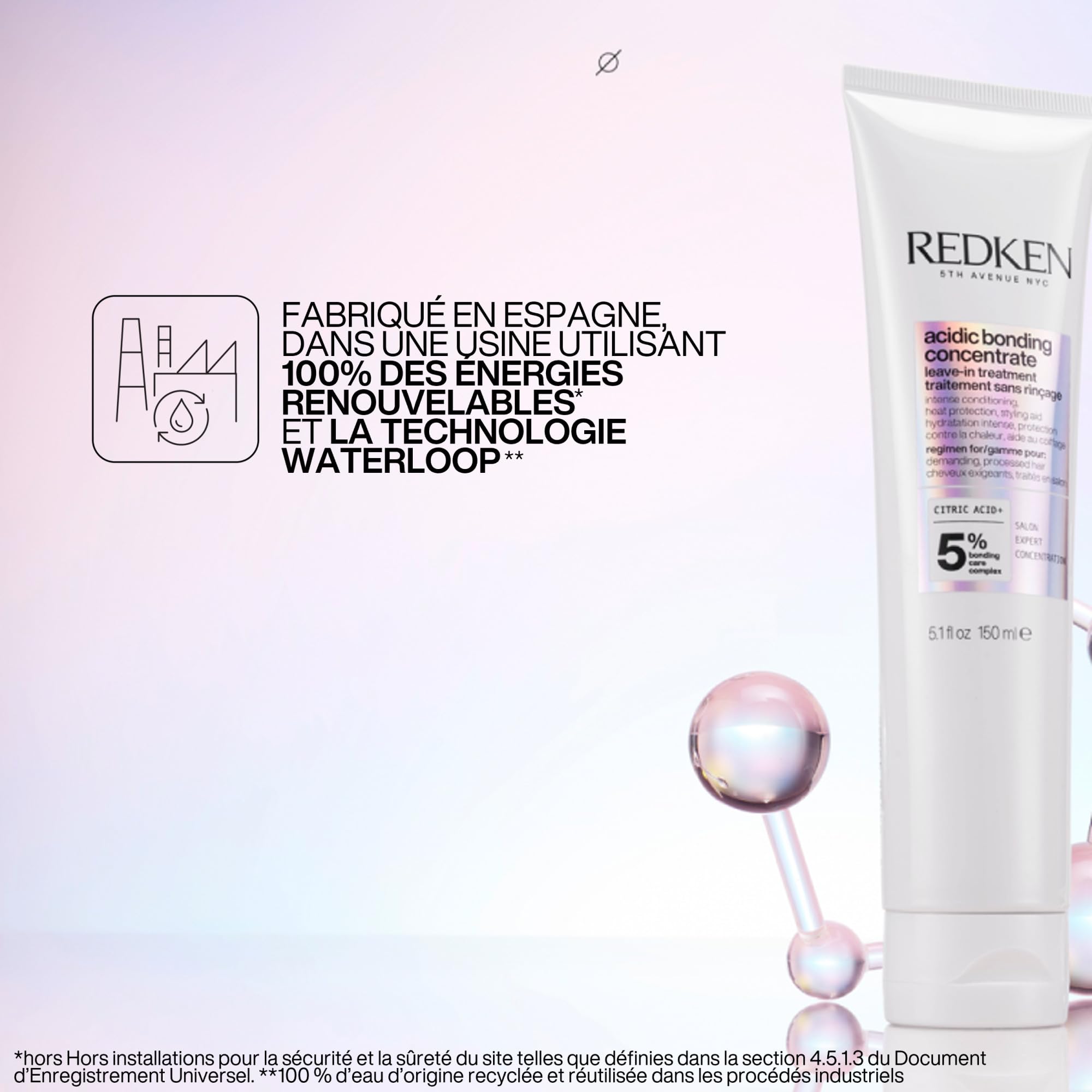 Redken | Soin Concentré Embellisseur & Protecteur, Acide Citrique, Acidic Bonding Concentrate, 150 ml & Shampoing Concentré, Transformation Capillaire Immédiate, Acide Citrique, 300 ml