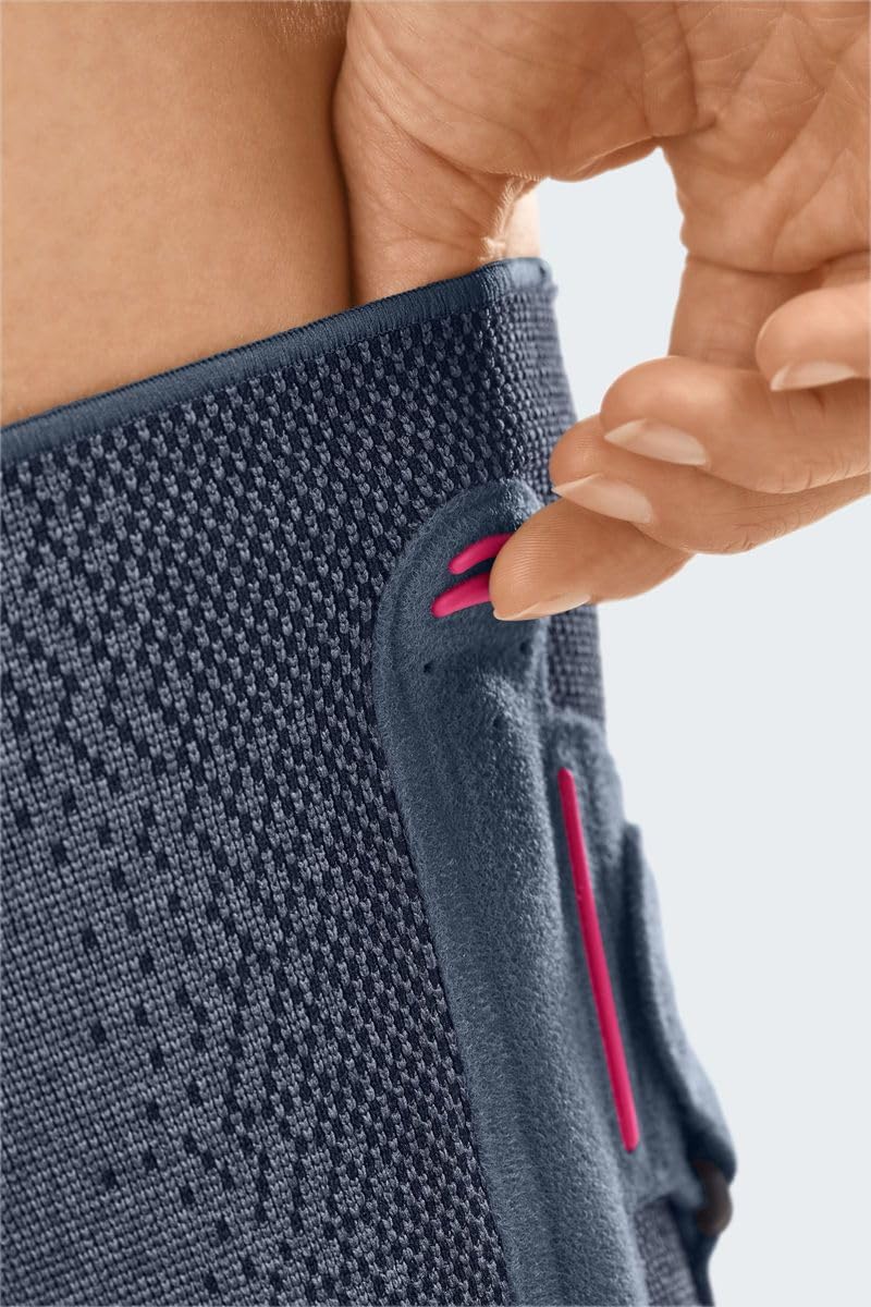 Genumedi® PT - Rodillera articulada para mejorar la guía de la rótula, extra ancho, estabilización, antideslizante, contra el dolor de rodilla