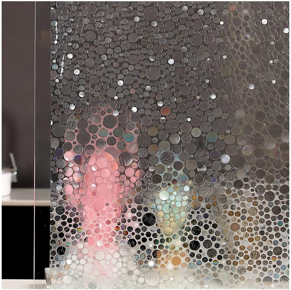 Window Privacy Film Window Film Window Privacy Film Art Glass Sticker Transparent Opaque Bathroom Toilet Window Film Bay Window Decoration Sticker Blackout Window Film Window Films(B,30 * 200 cm)