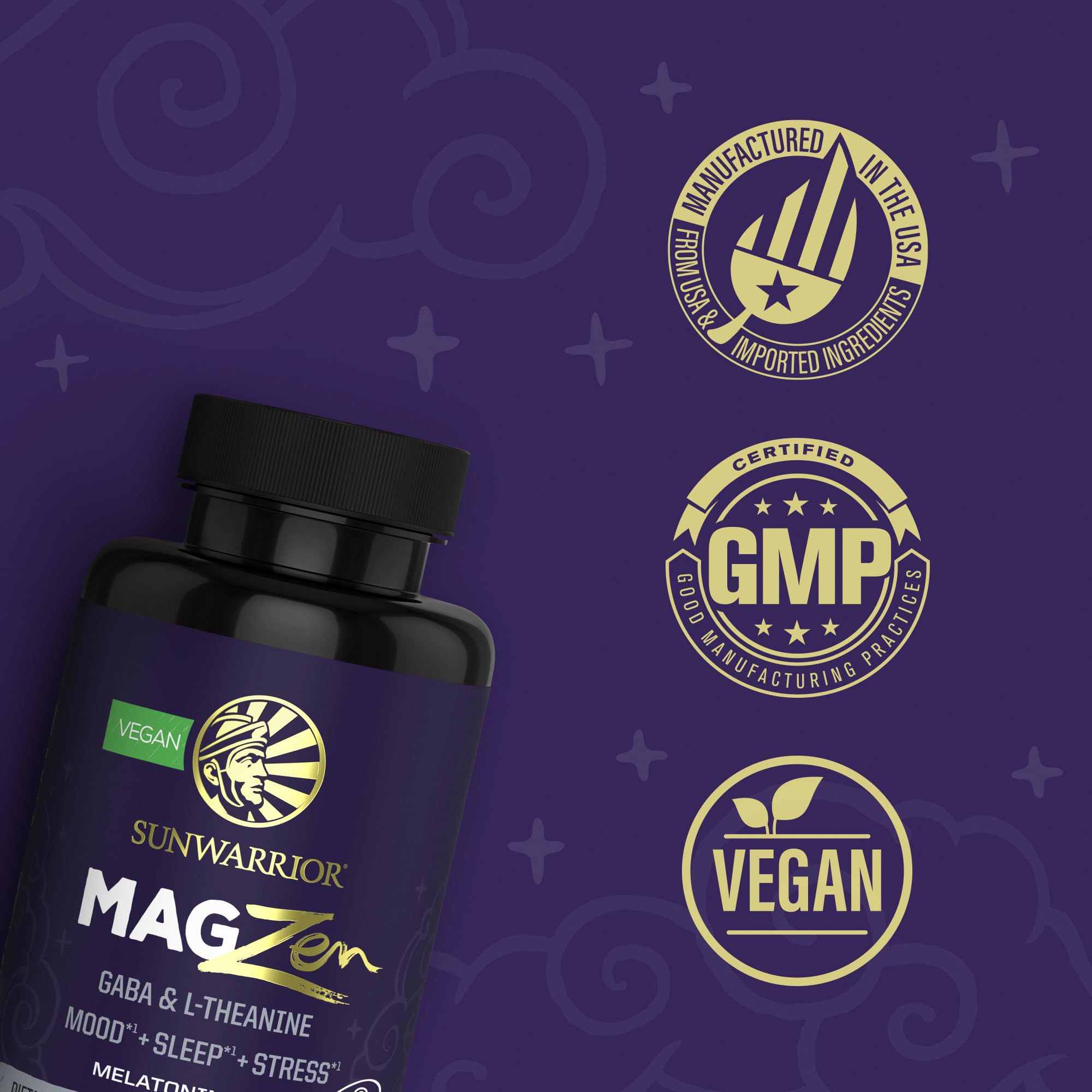 Magnesium Supplement L-Theanine GABA with Magnesium Bisglycinate 90 Capsule — Amazon image 5