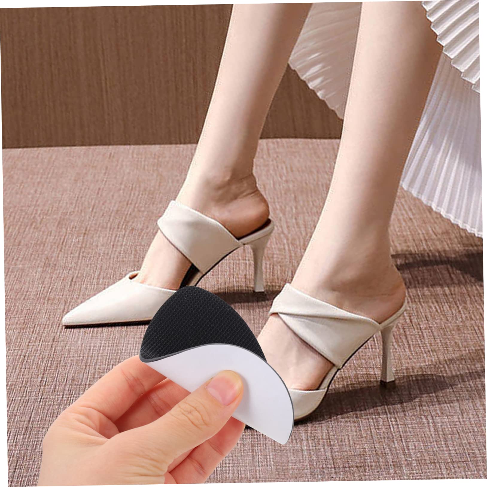 SOIMISS Adhesivos Antideslizantes Para Accesorio Para El Pie Anti-zapato Pegatinas Almohadillas Para Tacones Altos Almohadillas Para Los Pies De Zapato Gel De Sílice