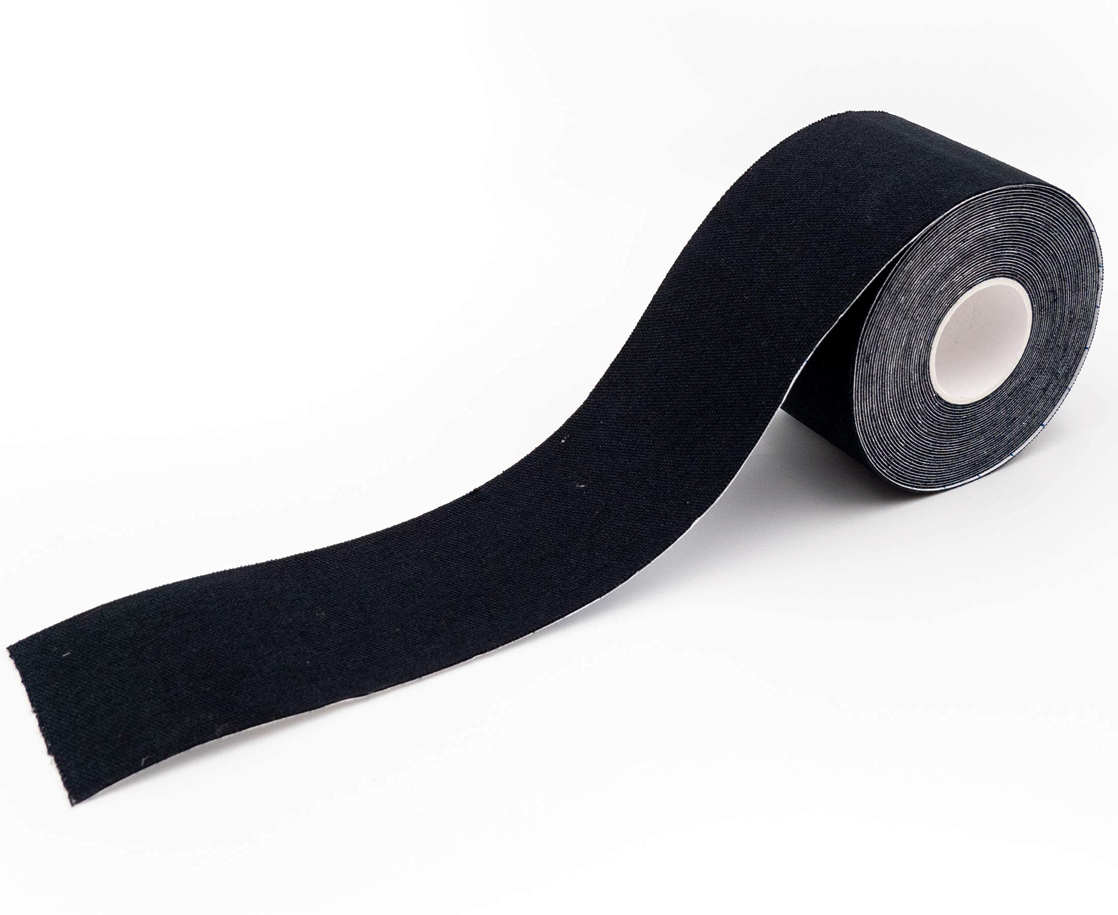 Kinesiology Tapes 2 Uncut Rolls Black | Waterproof • Skin-Friendly • Elastic • Self-Adhesive Fitness Bandage | Physio Tape Ideal for Sports & Everyday Use - axion