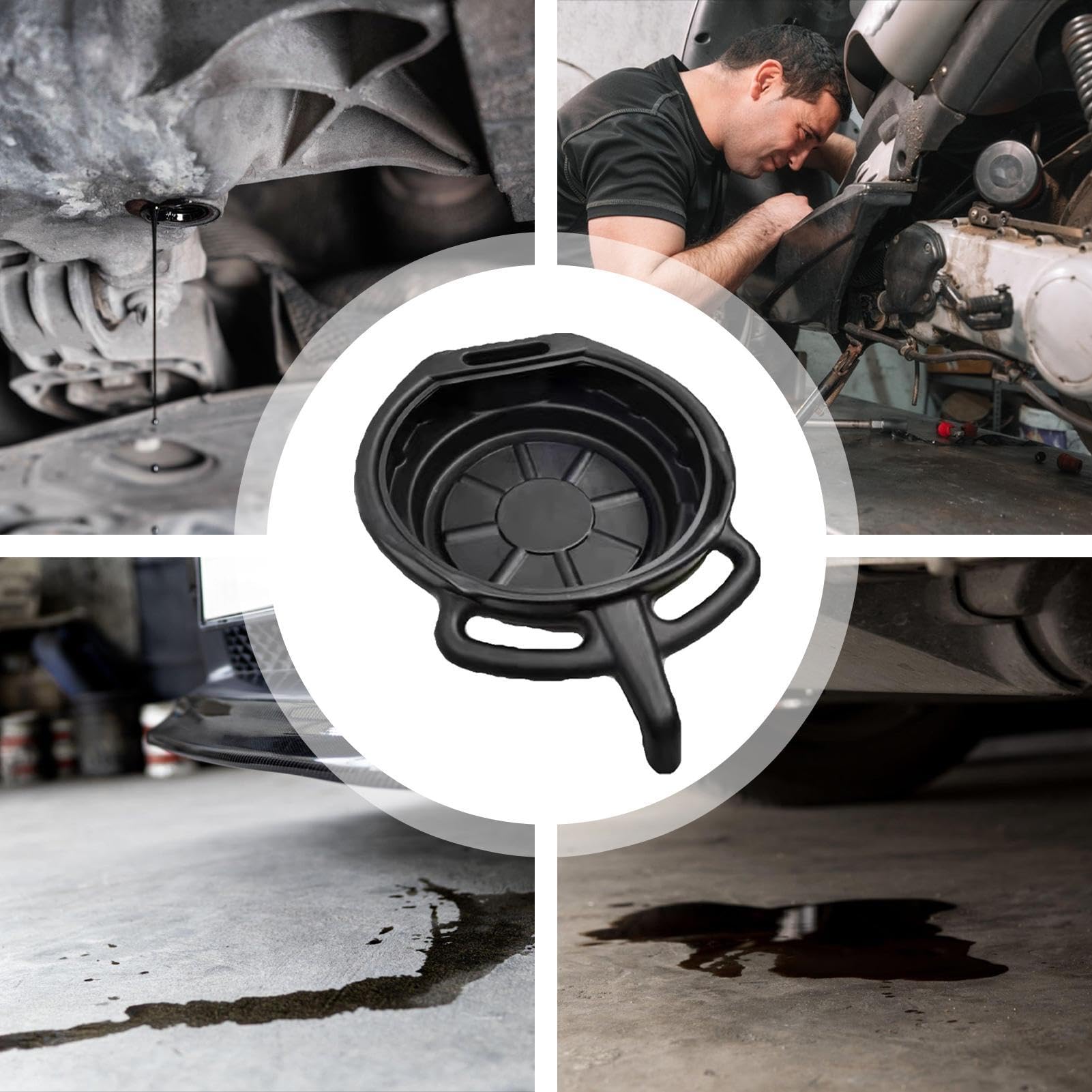 Bandeja de de Bandeja recogedora de antisalpicaduras | Contenedor de de motor, recipiente de de a prueba de fugas, bandejas de de , gran capacidad para automóviles motocicletas