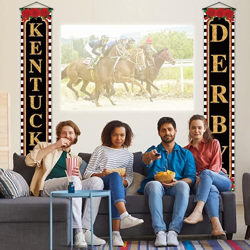 Miniatura 3 de Nepnuser Kentucky Derby - Cartel para porche, Churchill Downs, carreras de caballos para las rosas, puerta delantera, ventana, pared, interior y
