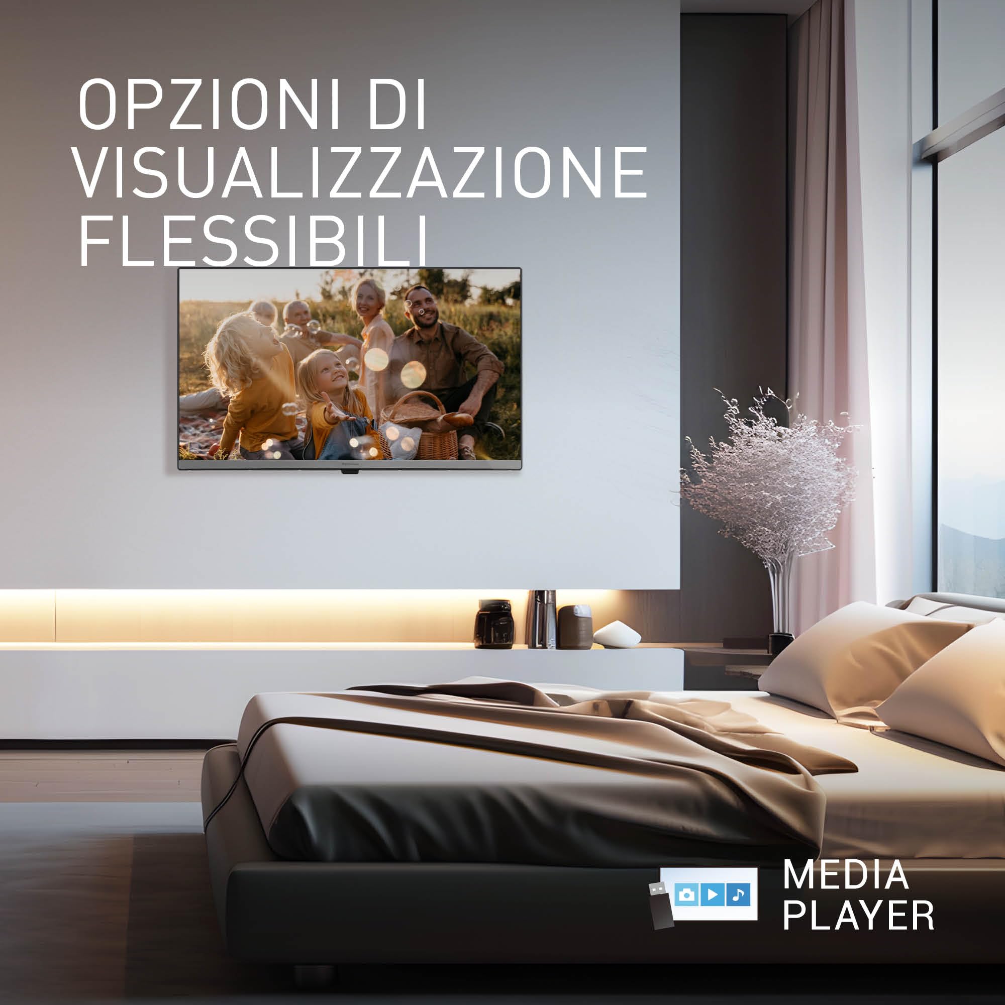 Panasonic TB-24S40AEZC, Serie S40 24 pollici Smart TV LED HD, TiVo, Controllo Vocale Google e Alexa, Game Mode, Media Player, HDR, HDMI, WLAN