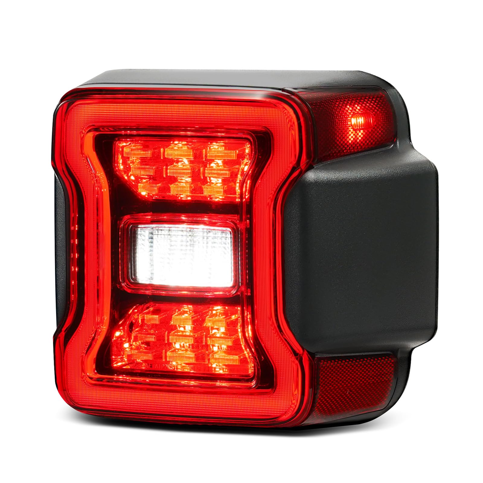 LED Tail Lights Compatible with 2019 2020 2021 2022 2023 2024 2025 Jeep Wrangler Taillights Rear Brake Lamp Rear Reverse Stop Brake Lamp Replacement for OEM#68434889AB (Right Passenger Side)