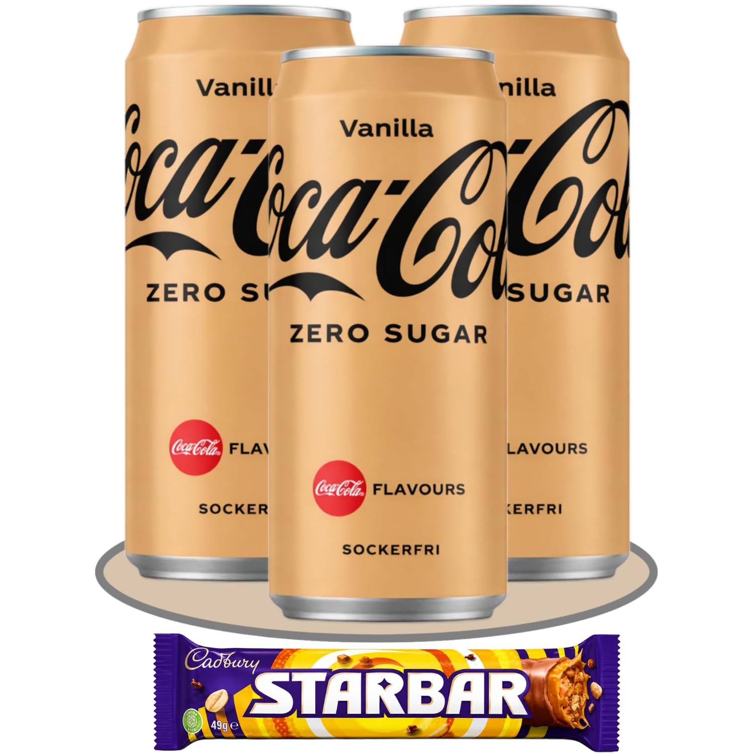 COCA COLA - Vanilla Zero Sugar Soft Drink Can (3 x 330ml) By COUGAR | Refreshing Cola Beverage with Smooth Vanilla Flavor | No Sugar Carbonated Drink | Crisp & Chilled Ready to Drink Soda – (Imported - THAI)-image-42