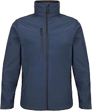 FORT - Selkirk Softshell Waterproof Jacket for Men - Windproof, Fleece-Lined Work Jacket with Adjustable Hem & Cuffs - Breathable Outdoor Rain Coats with Secure Zipped Pockets