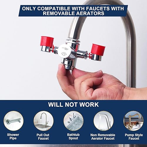 Miniatura 5 de Estación de lavado de ojos montada en grifo