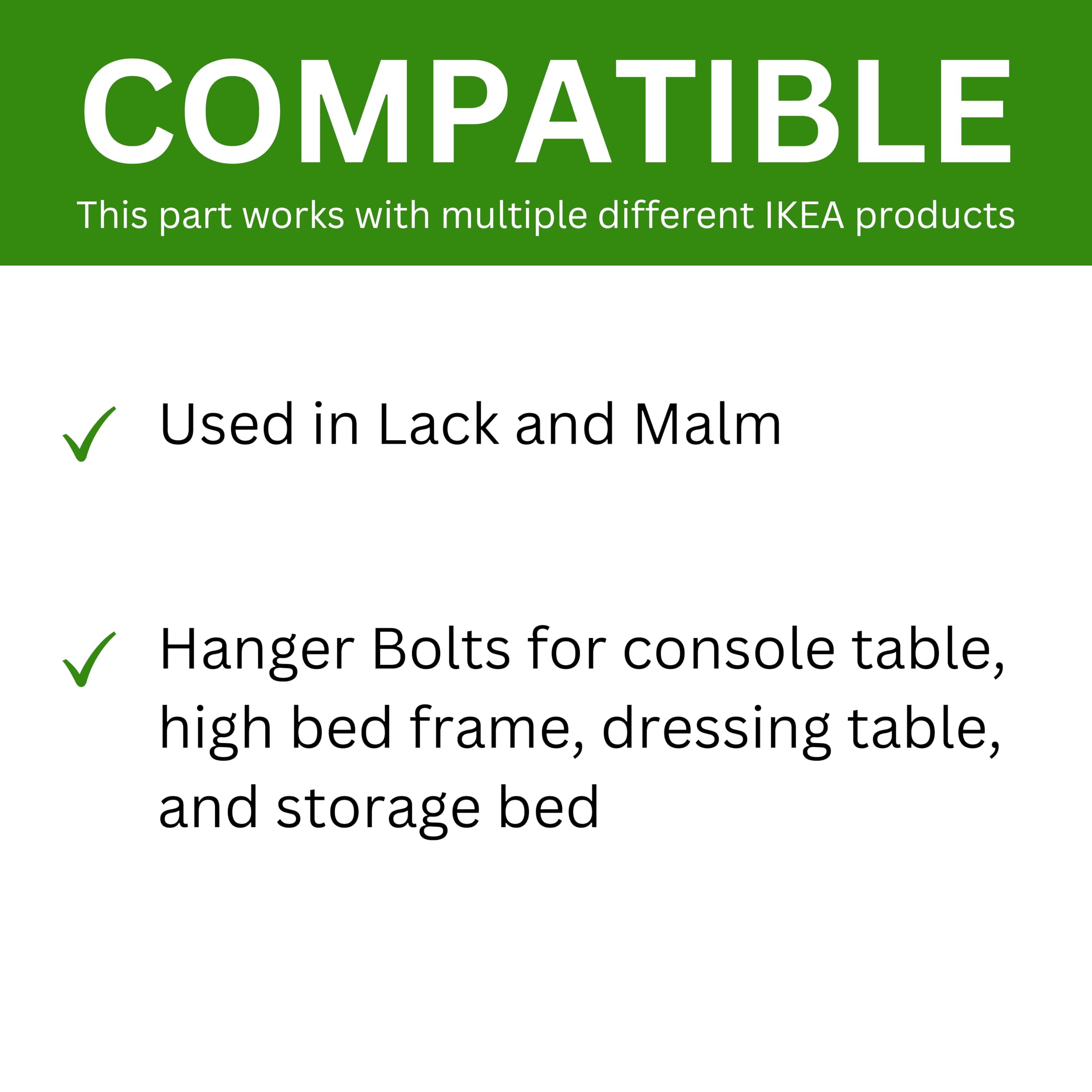 QUARKZMAN 10 Set Bulloni A Testa Esagonale M6x45mm Con Dado M6x15mm E Chiave Esagonale, Bulloni E Viti Per Connettori Mobili Per Cintura A Scomparsa, Neri - Foto 5