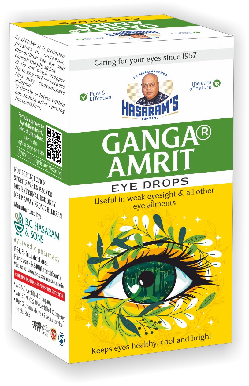 Buy Kesri Marham Ganga Amrit Eye Drop, Organic, Natural & Pure Herbs