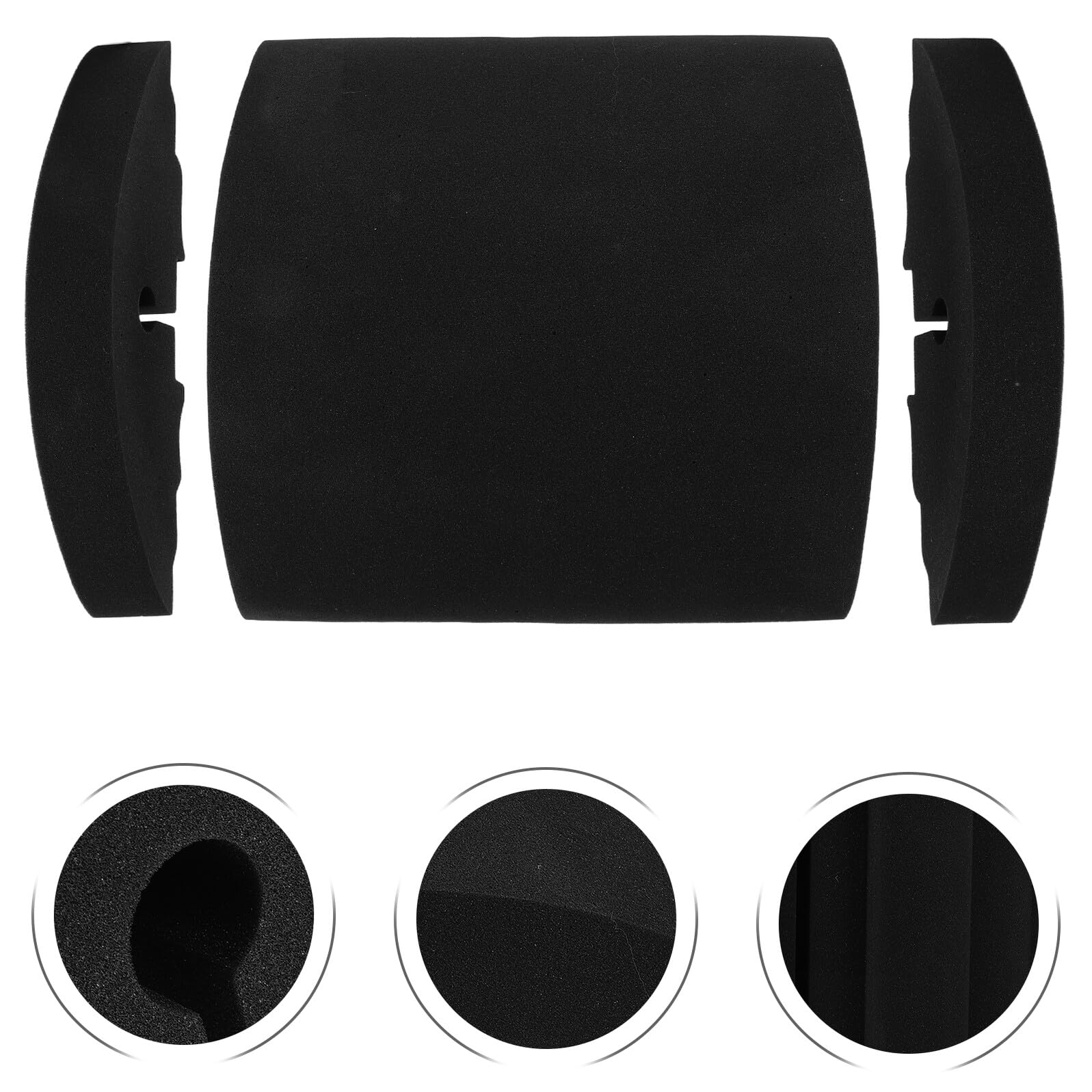 Abaodam Kit 3 Cuscinetti Sordina per Batteria Pad Silenziatori in Schiuma ad Alta Densità, Accessori per Tamburi e Piatti per Esercitarsi Silenziosamente, Smorzatori Leggeri e