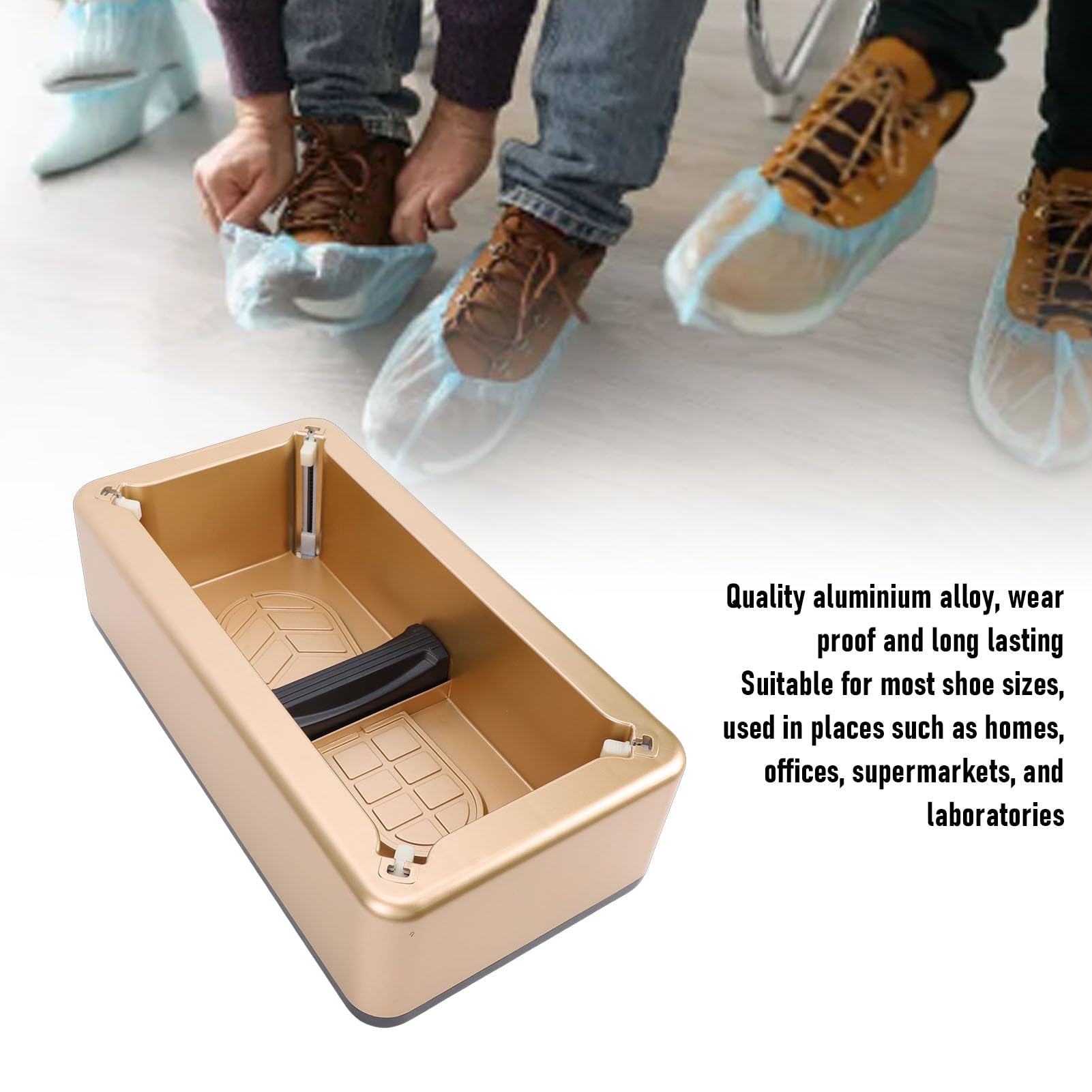 Dispenser Automatico di Copriscarpe, Macchina Portatile per Copriscarpe Usa e Getta per Casa, Negozio, Ufficio, Famiglia (Stile2)