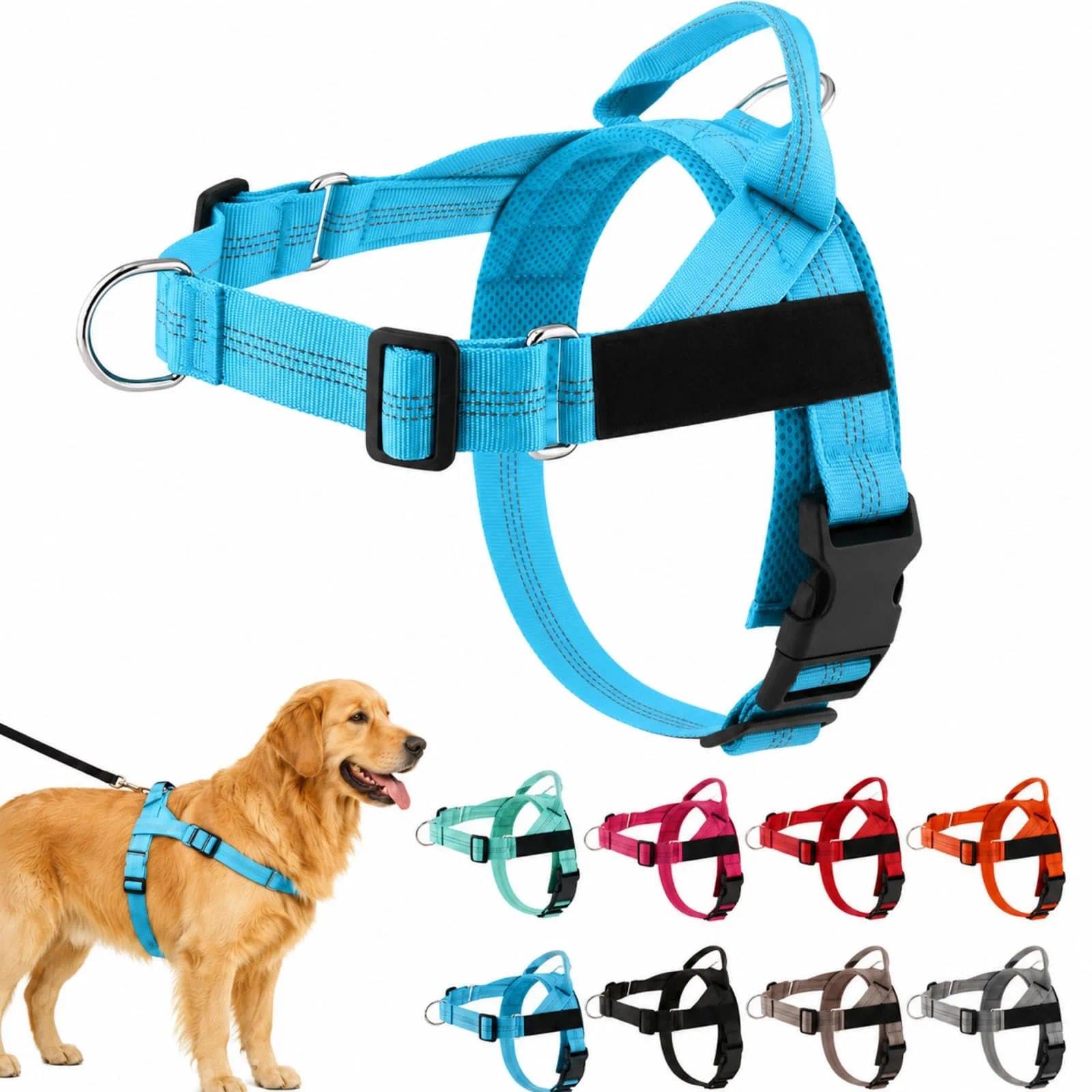 Adjustable Front Clip Dog Harness for Walking, ParoPet No Pull Dog Harness