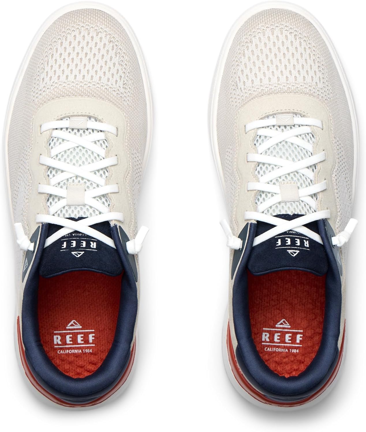 REEF Men's Shoreline Del Mar Shoe, Breathable Knit Upper, Lightweight & Flexible, Cushion Footbed, Elastic Laces - Image 4