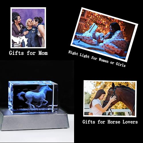 Miniatura 69 de Qianwei Bola de cristal láser 3D, regalos de delfín para mujeres y hombres, figuras de cristal para decoración de habitación, cumpleaños para 2