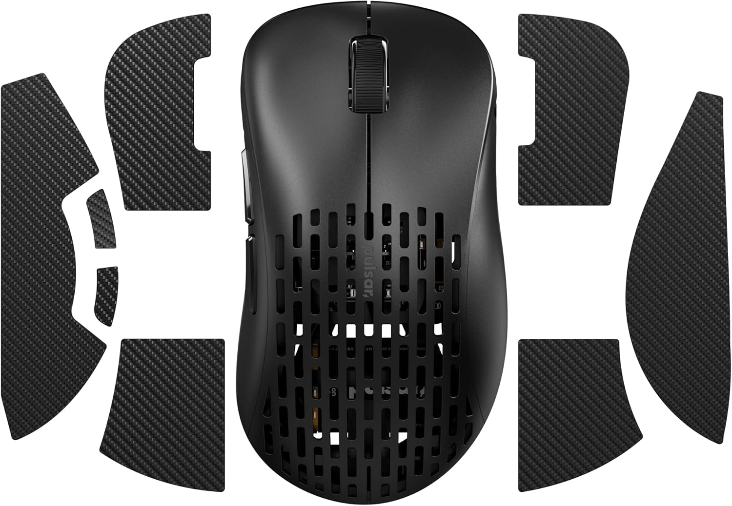Pulsar Gaming Gears Xlite/Xlite Wireless / v2 Wireless Anti Slip Mouse, Anti-Slip Tape Set, Polymer, Ultra Thin, Clean Removable 3M Tape, Domestic Genuine Product, for Xlite/Xlite v2, Thin Type