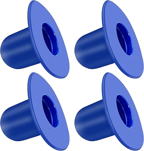 SKARUMMER Tapón de pared de repuesto para Intex Bestway Coleman Summer Escape Ground Piscinas Filtro Bomba Filtro Agujero Tapón (4 unidades, Azul)