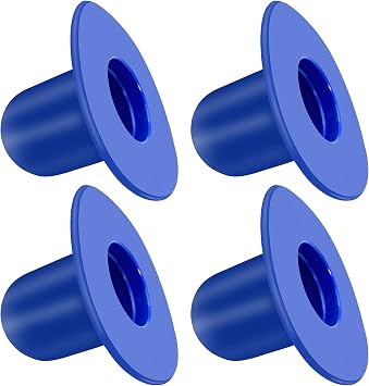 Pool Wall Plug Replacement for Intex Bestway Coleman Summer Escape Ground Swimming Pools Filter Pump Strainer Hole Plug Stopper 4 Pack Blue