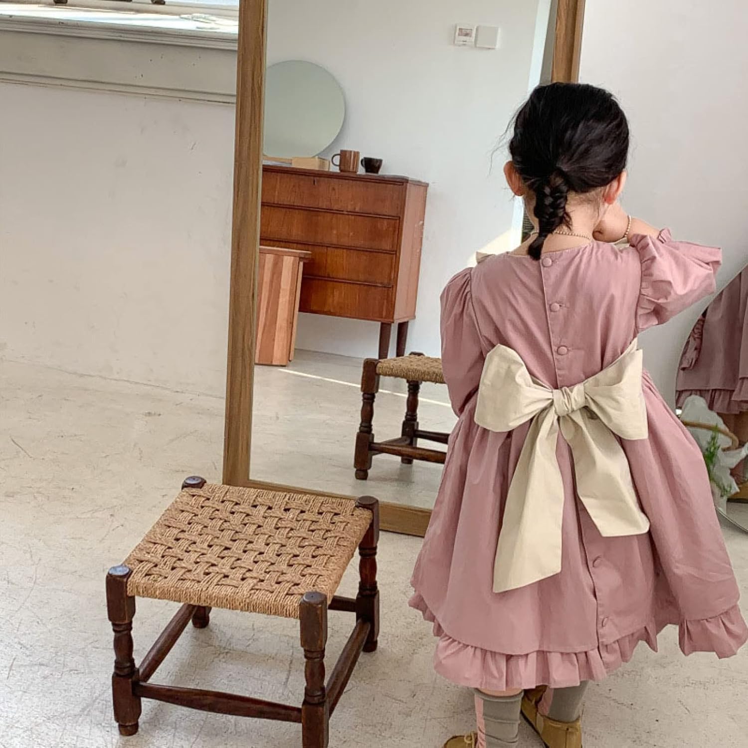 子供 ワンピース キッズ 刺繍 ワンピース お花刺繍 日常 女の子 ロングドレス 子ども ワンピース 結婚式 通園 通学 誕生日 記