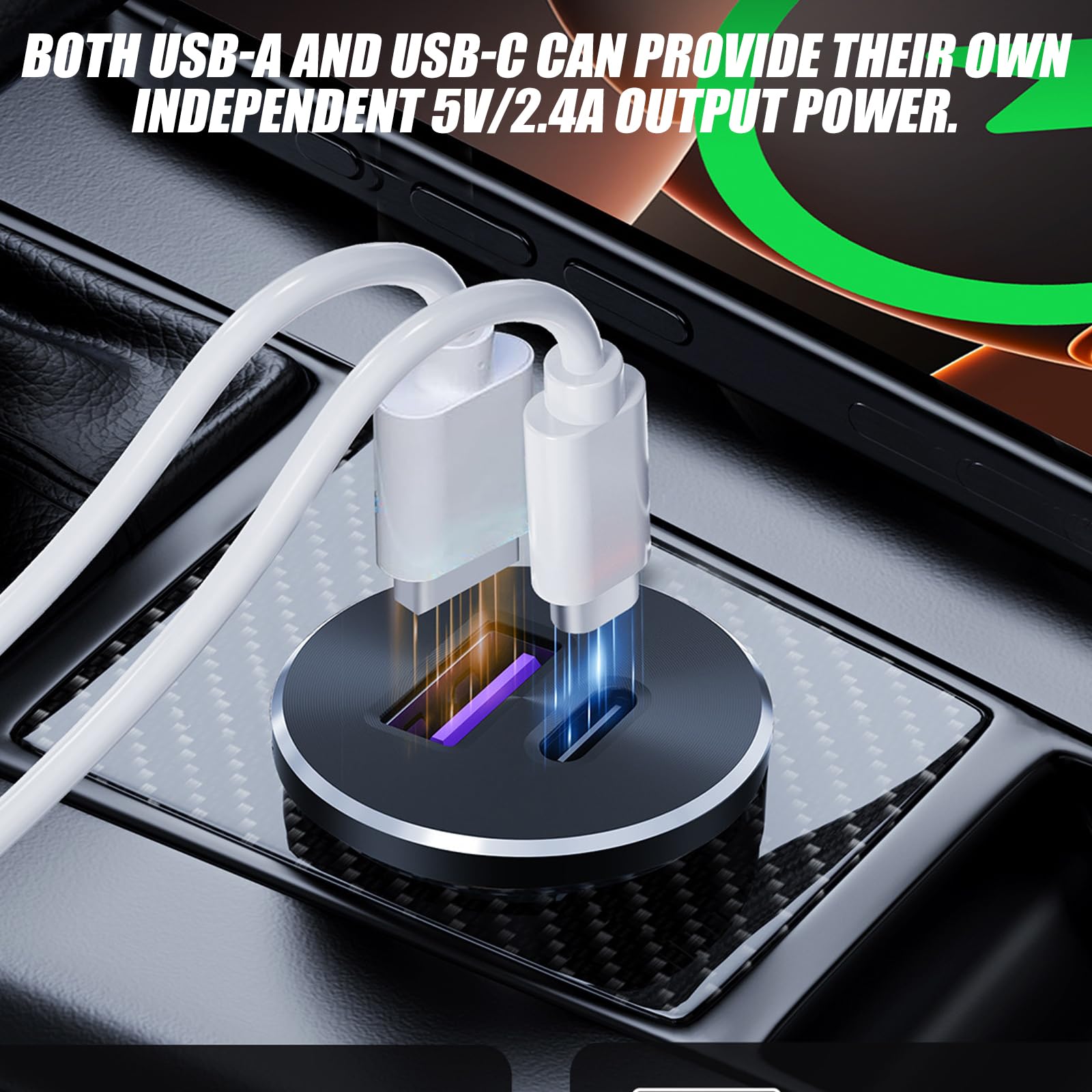 BAIFULAI 2 prese USB C da 12 V, in alluminio, 18 W, QC 3.0 et 30 W, PD 3.0, per auto, 12 Volt, caravan, caricatore rapido, yacht, presa USB, presa da incasso per roulotte, rimorchi, furgoni, barche