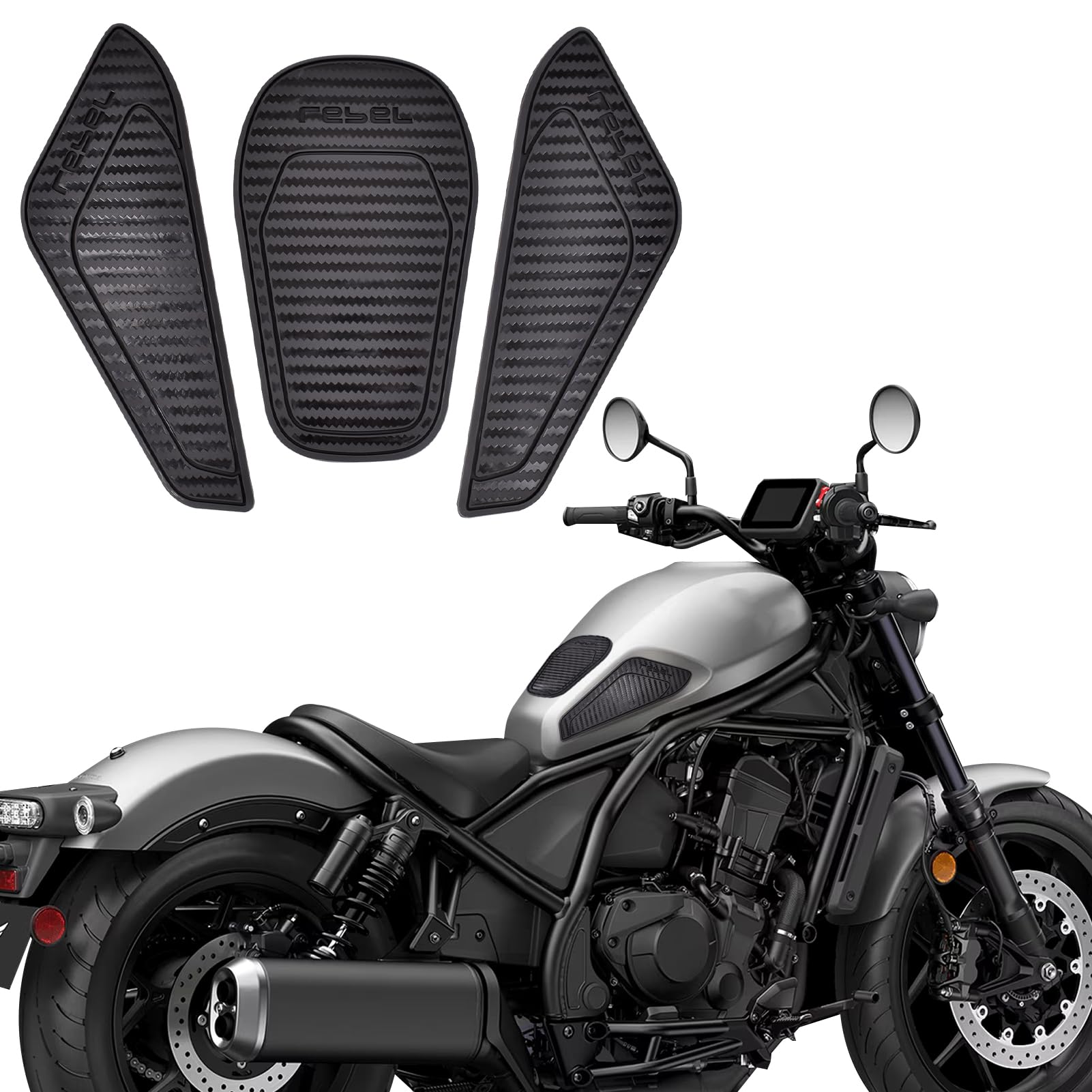 Autocollants de protection antidérapants Rebel 1100 CMX finition premium