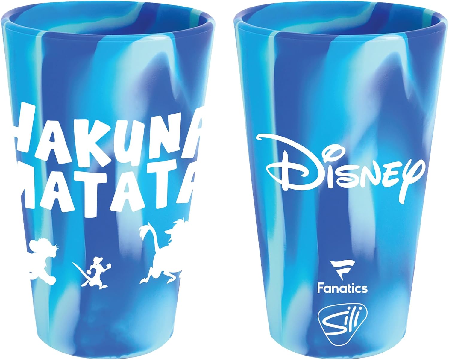 WinCraft 16 oz Silicone Pint Glass Disney Lion King Hakuna