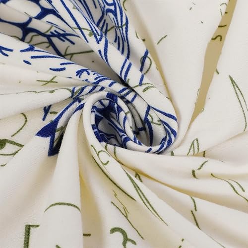 Miniatura 10 de SearchI - Funda de sofá elástica con estampado floral, 4 piezas, incluye 3 fundas de cojín independientes, protector lavable para muebles de sala de