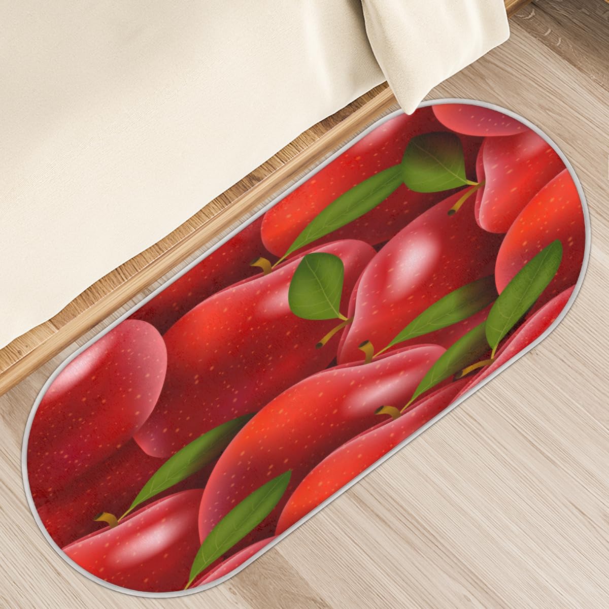 Tapis antidérapant de cuisine et chambre 50x120cm absorbant et sécurisé à poils longs