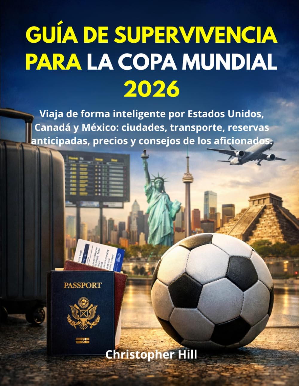 GUÍA DE SUPERVIVENCIA PARA LA COPA MUNDIAL 2026: Viaja de forma inteligente por Estados Unidos, Canadá y México: ciudades, transporte, reservas anticipadas, precios y consejos de los aficionados.