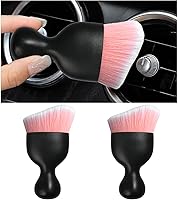 Vista 12 de Cepillo para polvo interior de coche Dickno, cepillos de detalle de auto suaves sin rayones, herramienta universal de limpieza interior de vehículo