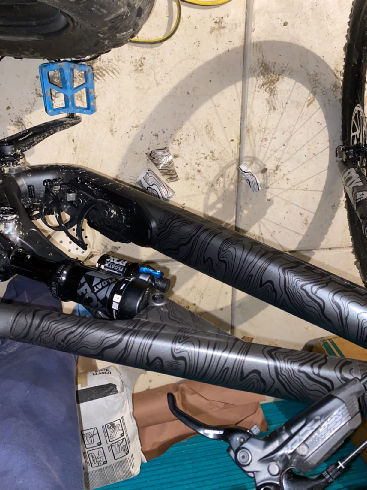 gorilla tape bike frame protection