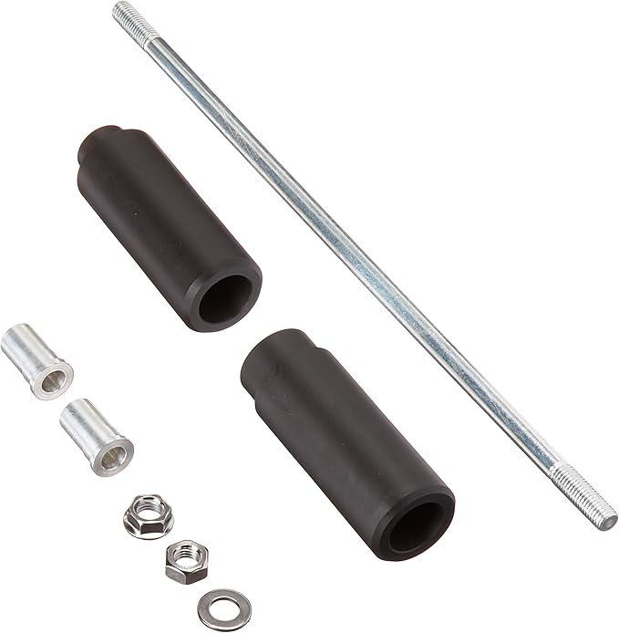 Krator No Cut Black Frame Sliders Compatible with Suzuki