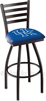 HBS L014 Kentucky UK 30" Swivel Bar Stool with Black Wrinkle Finish