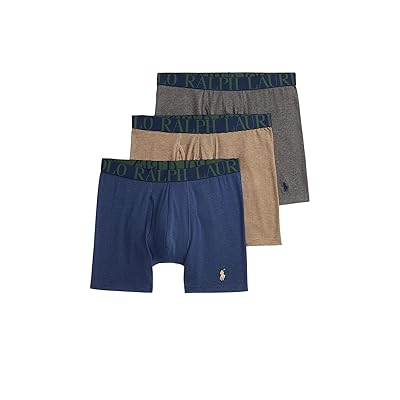 Polo Ralph Lauren Classic Fit Stretch Boxer Brief 3 Pack Men