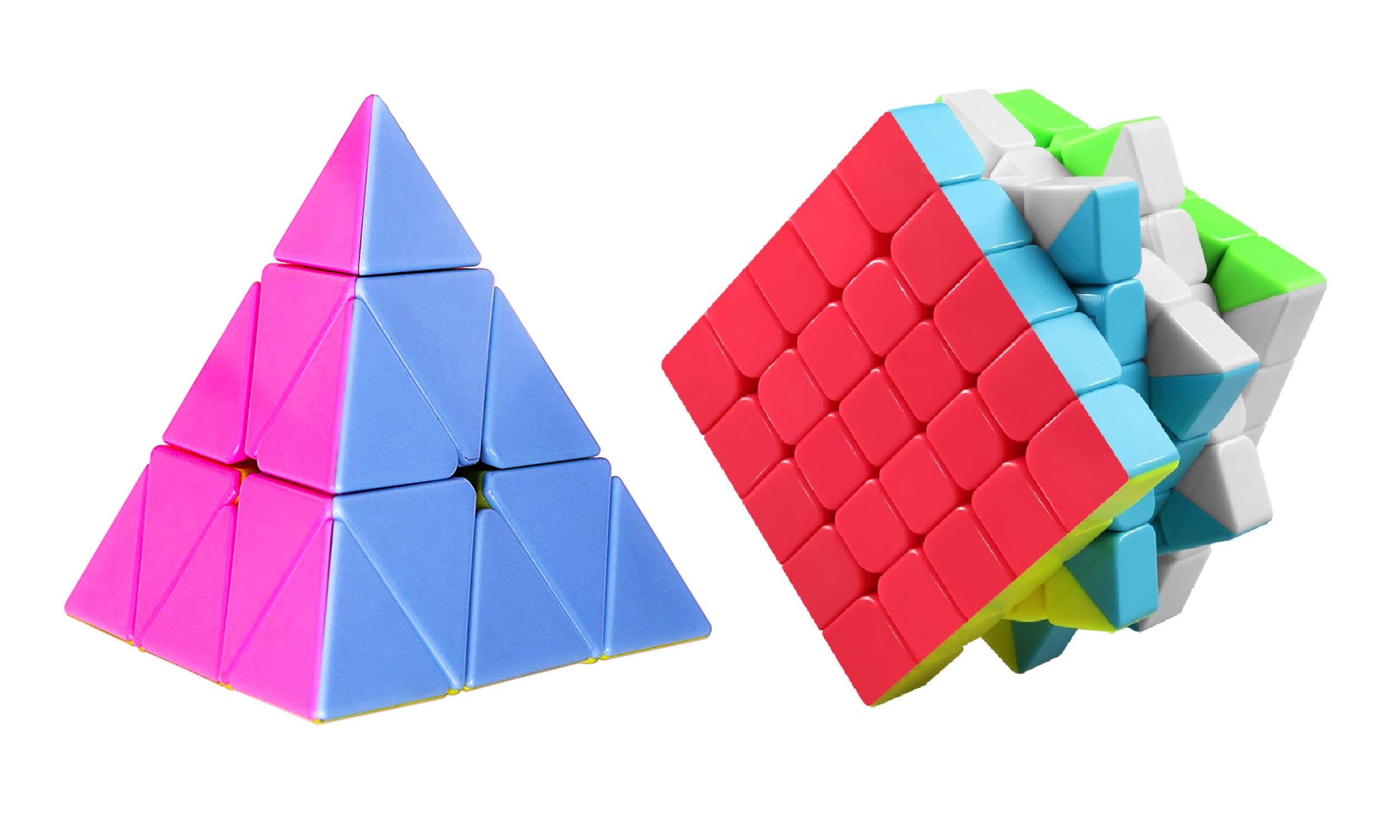 D ETERNAL Cube Combo Set Of 5X5 And Pyraminx Pyramid Triangle High Speed Stickerless Magic Puzzle Bundle Cube (5X5 & Triangle), Teen (B07YWN7D2F) Amazon Price History, Amazon Price Tracker
