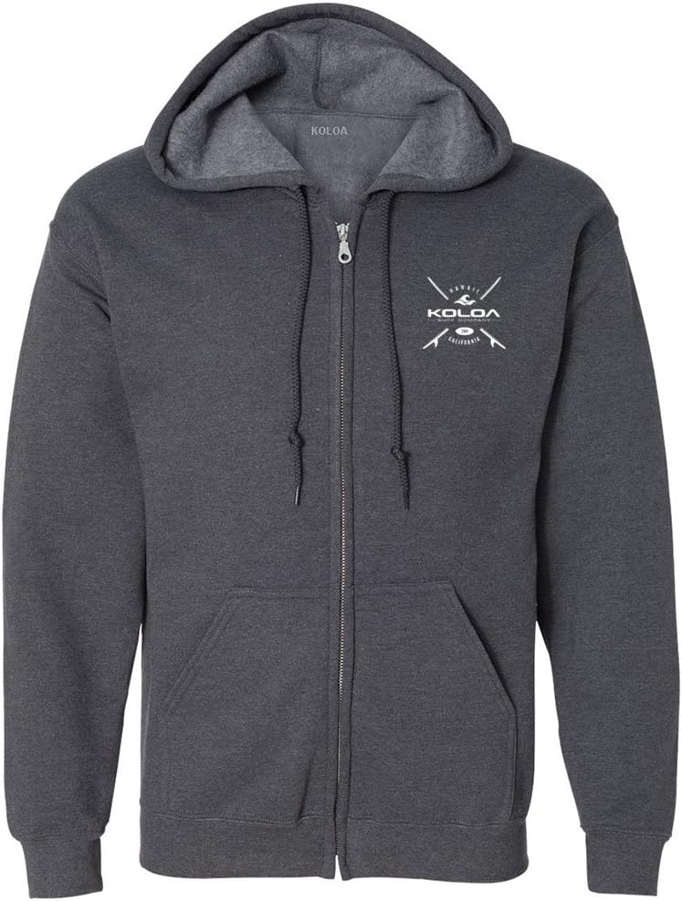 Koloa Surf Graphic Logo Zipper Hoodies - Hooded Sweatshirts. in Sizes S-5XL
