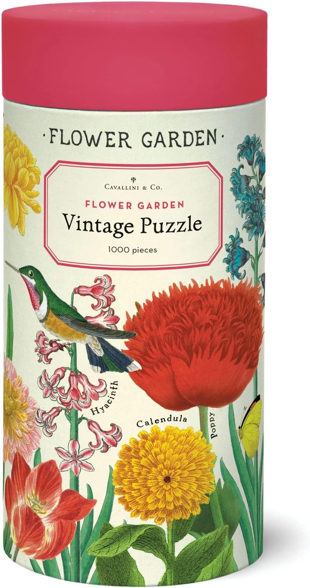 Cavallini 1000 Piece Puzzle, Flower Garden (PZL/FLRGRD)