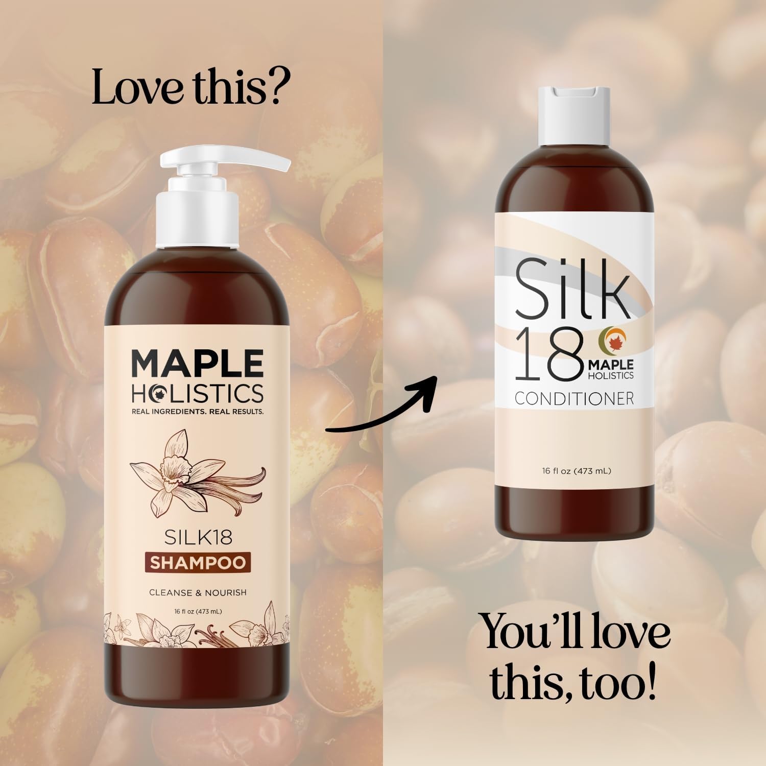 Moisturizing Shampoo for Dry Hair Care - Silk18 Advanced Anti Frizz Ultra Hydrating Shampoo for Color Treated Hair with Silk Amino Acids and Plant Proteins - Sulfate Free Shampoo for Men and Women - Image 5